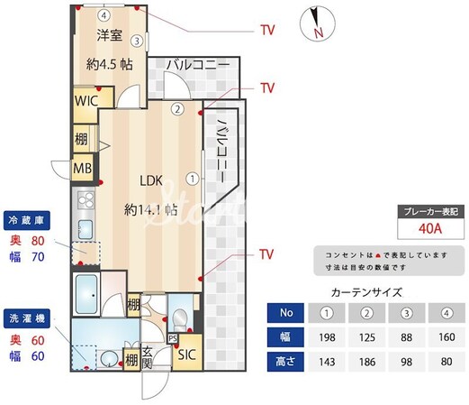 ズーム信濃町の物件間取画像